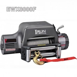 12V or 24V 8000lbs Electric Recovery Winch With Standing Up Control Box