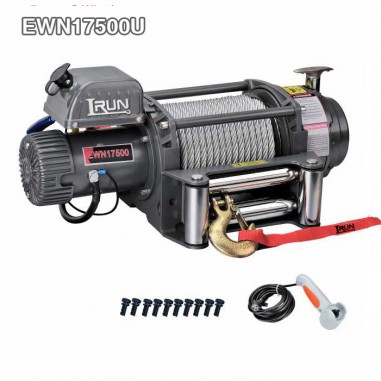 17500 lb Electric Heavy Duty Winch For Truck Come With Patent Design Three Stage Planetary Gear Reducer