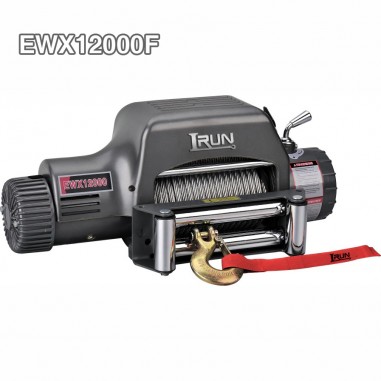 DC 12V Or 24V Recovery Electric Winch 12000lbs With Stand Up Control Box