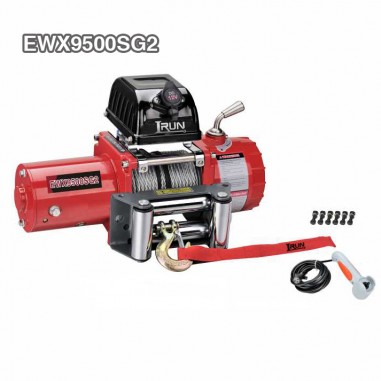 Short Drum 9500 lb Electric Reovery Winch