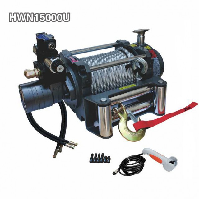 hydraulic truck winch